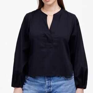 Madewell V-Neck Long-Sleeve Top Size M